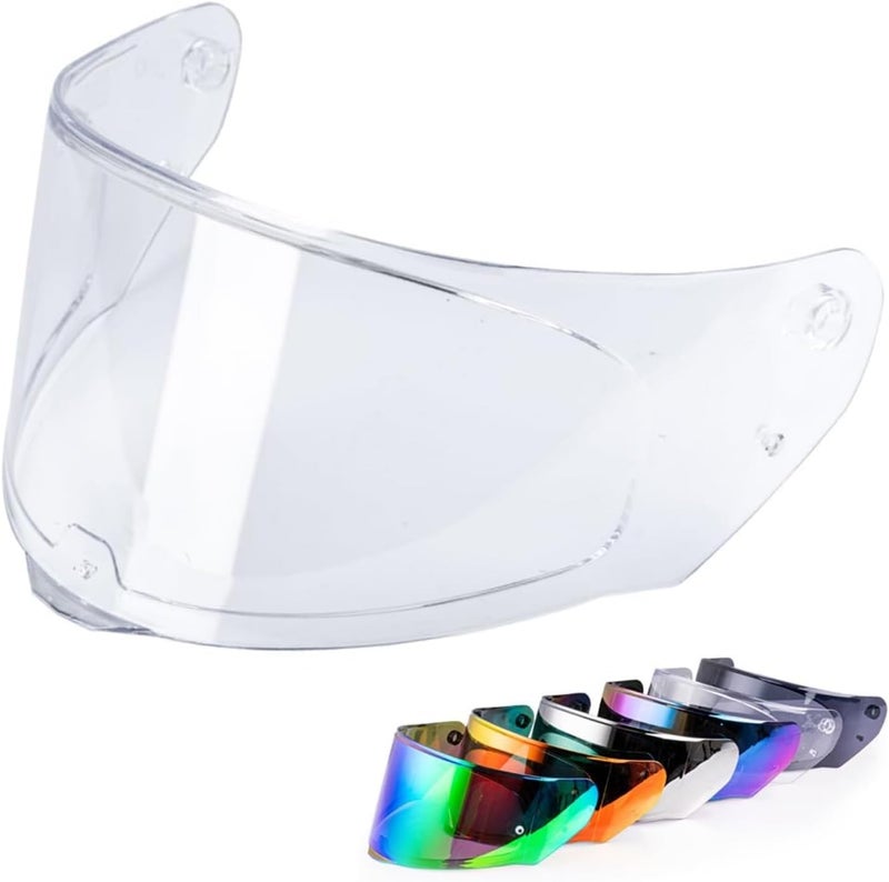 VCOROS Helmet Shield For Assault/Rapid/Stream Full Face Shield Compatible with FF800 FF320 FF328 FF353Street Motorcycle Helmet Visor Replacement (Clear) - Image 1